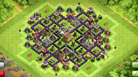 coc base for town hall 8